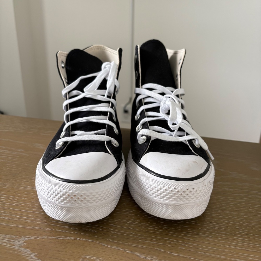 Converse Chuck Taylor All Star Lift Platform High Top Sneakers Womens Size 10 - Picture 5 of 10